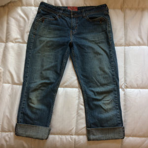 Levi Strauss Signature Thick Cuff Jeans Capri 8